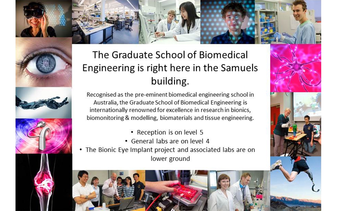 Graduate School of Biomedical Engineering is here